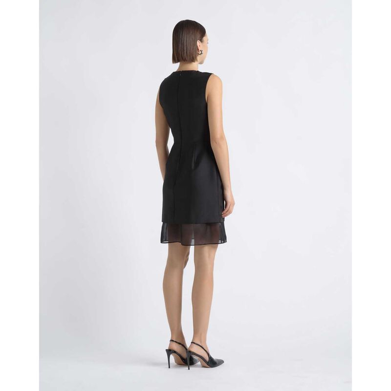 Cue Silk Organza Contrast Mini Dress image number 1